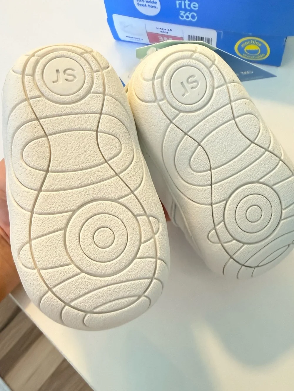 Stride Rite White Infant Walker Sneakers